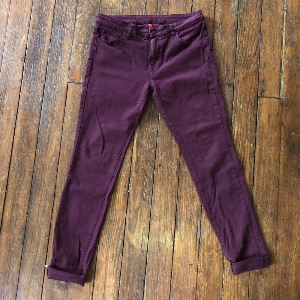 Maroon skinny Jeans